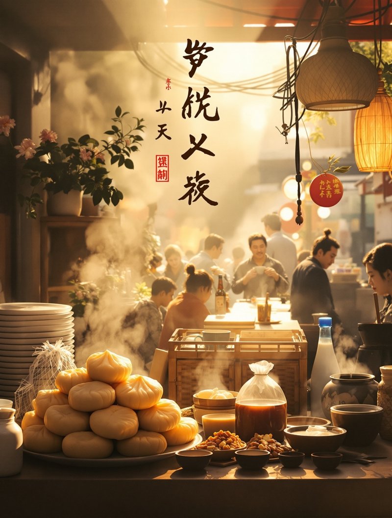 胡同早餐铺 海报